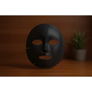 Masque hydratant blanchissant biologique BOEN, anti-âge, raffermissant, crème en feuille de charbon de bois, boue, collagène, curcuma, algues marines, Mexique, visage, mains - Product Image 2