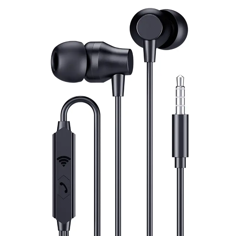 도매 YS6 좋은 품질 저렴한 이어폰 스테레오 음악 이어 피스 유선 헤드폰 Ear3.5MM/type-c 헤드셋 마이크 포함