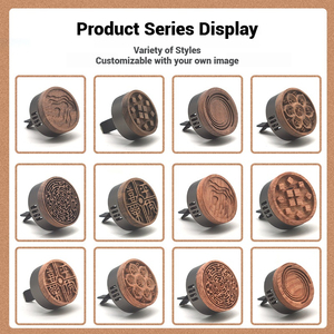 Diffuseur de parfum pour voiture Aikun, longue durée, air frais, membrane liquide, aromathérapie, clip vide, luxe moderne, bois, garantie 3 ans, non - Product Image 2