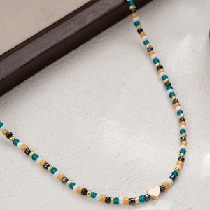 Collana Boho con Ciondolo a Conchiglia e Perline per Donne, Catena per Clavicola Fatta a Mano, Gioielli alla Moda - Product Image 4