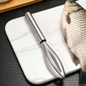 Stainless steel <b>fish</b> scaler, <b>fish</b> scaler, scale remover, scale brush, household tools, <b>fish</b>-killing <b>knife</b> - Product Image 1