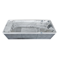 Spa autoportant pour piscine 5,85*2,25m avec 43 jets de massage et lumières LED colorées, modèle JW-2217B – Fournisseur d'usine