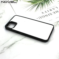 Nouvelles coques tendance Novelcases TPU+PC vierges pour sublimation, étanches, antichoc, ajustement parfait à 100 %, noires/transparentes pour téléphones mobiles Oppo