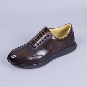 Zapatos Casuales de Cuero Vacuno de Alta Calidad con Forro Absorbente de Transpiración y Soporte para el Arco del Pie, Zapatos para Hombre, Zapatos de Oficina - Product Image 1