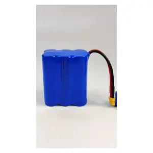 Baterai Ion Lithium 1S6P 18650 8400Mah 3.7V isi ulang untuk kapal umpan pancing kendali jarak jauh