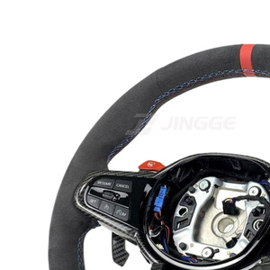 พวงมาลัยหุ้มอัลคันทาร่าแบบมีระบบทำความร้อนสำหรับรถบีเอ็มดับเบิลยู ซีรีส์ G รุ่น G20 G30 G80 G30 M3 G82 M240i G30 M550i M240i Lci M5 G90 G15 M40i - Product Image 3