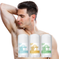 Déodorant en stick au sucre de coco, menthe et vanille, marque privée OEM ODM, pour hommes et femmes, baume déodorant roll-on