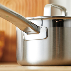 Utensilios de cocina de inducción de alta calidad, sartén de salsa de acero inoxidable con cubierta de acero inoxidable 304 - Product Image 4