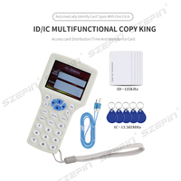 ID IC 125KHz 13.56MHz décodage crypté 10 fréquence RFID duplicateur copieur graveur lecteur de carte porte-clés programmeur