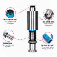 Ensemble de guides à billes à démontage rapide en acier pour roulements SUJ2, haute précision, interchangeable avec MISUMI MRP pour moule d'estampage