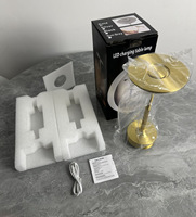 Lampe de bureau moderne portable rechargeable par USB avec commande tactile, mini lampe de table LED, veilleuse, lampe de chevet pour chambre à coucher