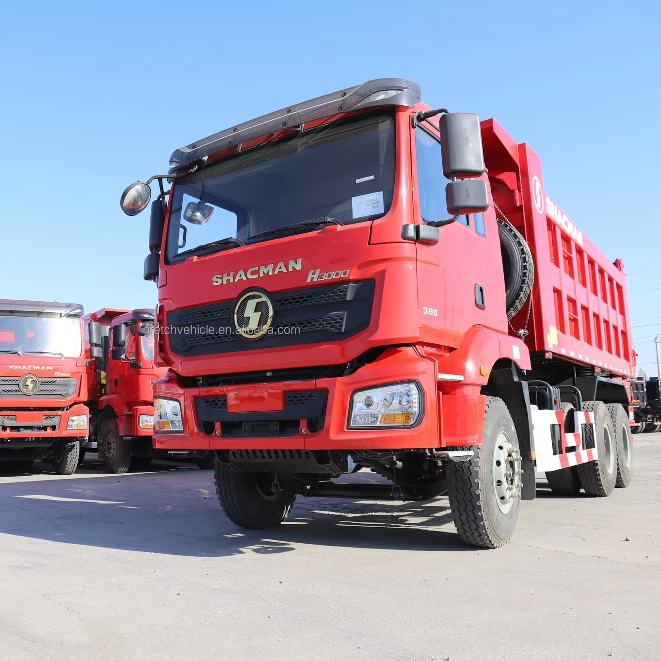 Новый самосвал Shacman H3000 6x4, красные 10 шин, сверхмощный самосвал Shacman H3000 евро 2/3 Weichai, заводская цена 40 т