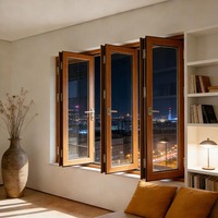 Balcons pliants en aluminium EBON, nouvelle conception, Cosyhouse, designs de fenêtres pliantes en aluminium