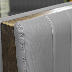 Hendry – meubles d'usines, <span class=keywords><strong>banc</strong></span> de restaurant, <span class=keywords><strong>demi</strong></span>-<span class=keywords><strong>cercle</strong></span>, cabine de restaurant, sièges modernes avec design de ligne - Product Image 4