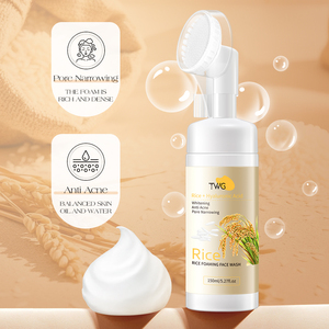 Limpiador Facial Espumoso de Arroz TWG RTS, Gran Venta, con Cabezal de Cepillo, Limpieza Profunda, Antiacné, Limpiador Facial de Arroz para Mujer, Hidratante - Product Image 2