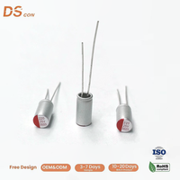 Condensateur à semi-conducteurs en polymère conducteur 25V220μF 5,5x11mm, à bornes radiales, impédance optimisée, protection contre les surtensions, tolérance à la ripple élevée