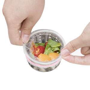 Kitchen Sink Filter Net 100 Pcs Polyester Disposable Food Waste Strainer For Drain Cleaning - Product Image 5
