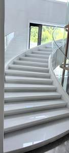 Marbre blanc naturel du Vietnam, marbre blanc naturel pour villa, marbre blanc pour escalier - Product Image 5