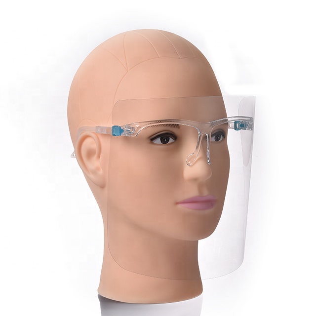 Медицинский пластиковый прозрачный защитный экран для очков от брызг масла