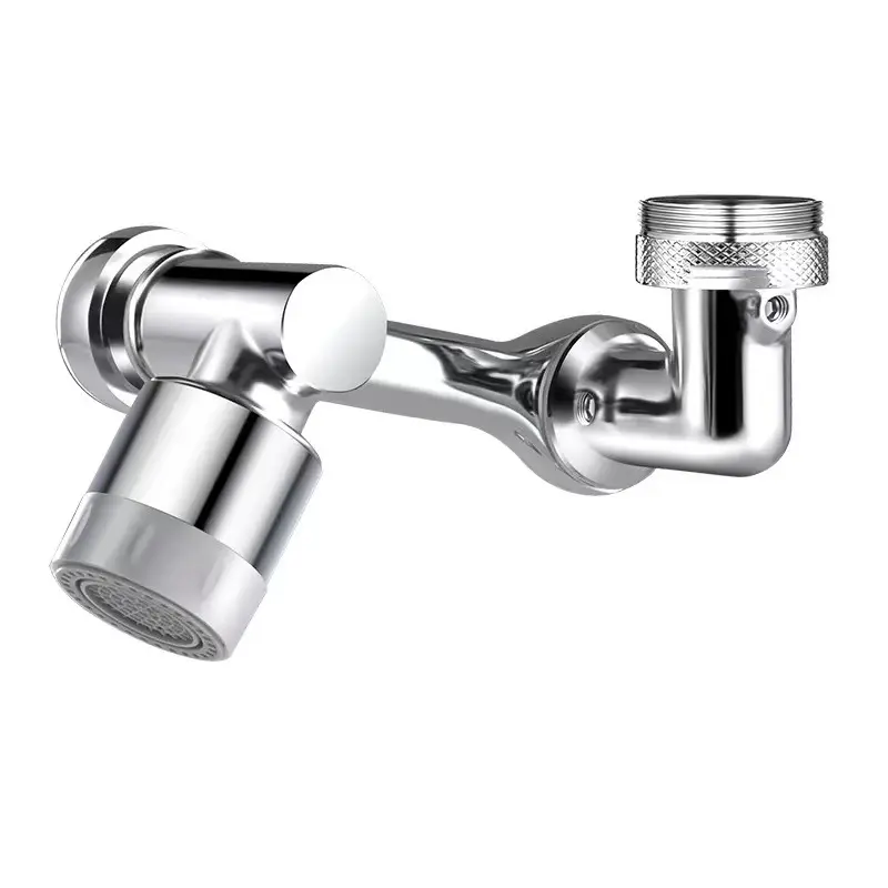 High Standard Universal Splash Filter Swivel Sink Faucet 1080 Rotate Water Dual Function Bathroom Faucet Aerator Extender