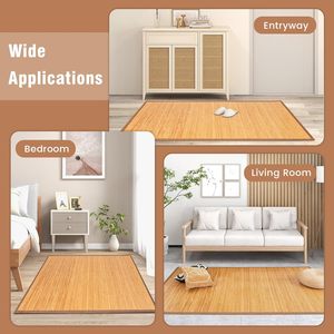 <span class=keywords><strong>Tapis</strong></span> de Tatami Japonais Tissé en <span class=keywords><strong>Bambou</strong></span> Moderne <span class=keywords><strong>Tapis</strong></span> en Rotin <span class=keywords><strong>pour</strong></span> Maison Chambre et Salon - Product Image 4