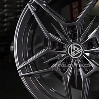 Jantes forgées monobloc Performance 20-22 pouces argent brossé 5 branches fendues 5x112 pour Audi A4 A5 S5 B9