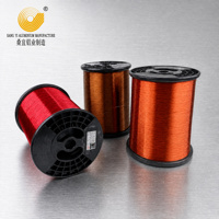 Fil de bobinage en aluminium émaillé de 0,14 mm à 0,9 mm, conducteur rond solide isolé