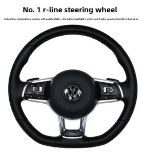 Volant sport multifonction original <span class=keywords><strong>R</strong></span>-Line à 3 branches pour Volkswagen Golf 7, Lavida, Magotan, CC, Passat – Compatible OLIVER - Product Image 6