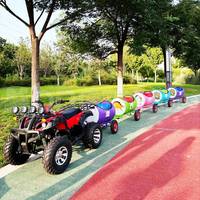 Train électrique Dune Buggy Car pour enfants Train d'attraction en acier pour parc d'attractions