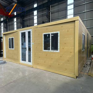 ZYBOX AU Standard Luxury 20ft 40ft Maison Conteneur Modulaire Préfabriquée Extensible, Type Granny Flat, 2, 3 ou 4 Chambres, Maison Mobile, Casa Modular - Product Image 1