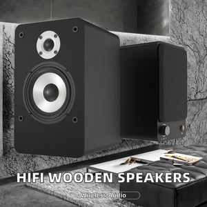 ลำโพงมอนิเตอร์สตูดิโอ HiFi แบบมีกำลังขับ 2.0 แชนแนล ระดับมืออาชีพ OEM/ODM ตู้ไม้ ระบบเสียงโฮมเธียเตอร์พร้อม DSP 3 มิติ - Product Image 3