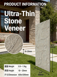 Paneles de Pared Ultrafinos de Piedra, Revestimiento de Piedra <span class=keywords><strong>para</strong></span> Diseño de Interiores, Alternativa a la Tablero de Vermiculita - Product Image 2