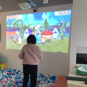 Độ Chính Xác Cao Phản Hồi Nhanh Tường Tương Tác Hệ Thống Chiếu Trò Chơi 3D Ảo Nhiều Người Chơi 55 Trò Chơi Cho Trẻ Em Vui Chơi Giải Trí Trung Tâm - Product Image 2
