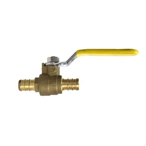 Low Price 1/2 Forged Brass Pex Pipe brass gas ball valve for air