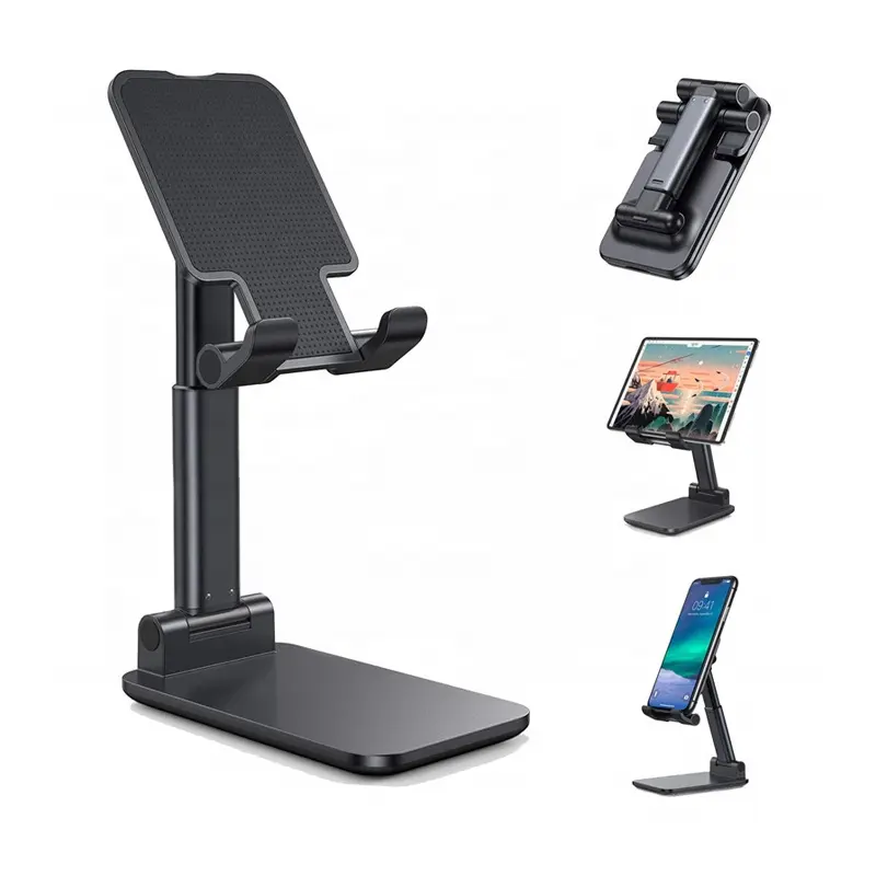 Foldable Cell Phone Holder Stand Universal Adjustable Mobile Phone Holders Bracket For Desk Compatible With Huawei Iphone Tablet