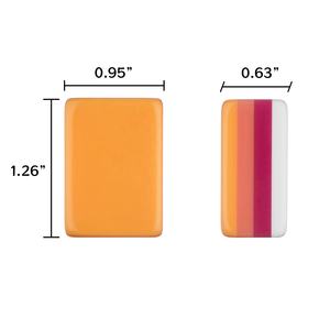 Fichas de Mahjong Americanas de Acrílico Naranja de 4 Capas, Plegables, Ecológicas, Duraderas, Diseño Moderno y Lujoso para <span class=keywords><strong>Casino</strong></span> - Product Image 6