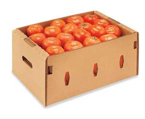 Bandeja <span class=keywords><strong>de</strong></span> Papel Decorativa Personalizada con Logotipo Impreso para Empacar Verduras, <span class=keywords><strong>Tomates</strong></span> Cherry y Frutas Frescas - Product Image 2