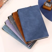 Carnet et stylo en cuir A6 personnalisés, journal vintage fait main avec impression, joli agenda western en gros