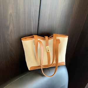 Nuova Borsa da Donna di Design Francese 2026, Borsa a Spalla <span class=keywords><strong>Vintage</strong></span> di Grande Capacità, Borsa in Pelle PU di Alta Qualità per Donne - Product Image 4
