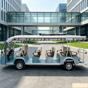 Bus de tourisme à grande capacité de passagers, autonomie étendue, alimenté par batterie, pour le transport des visiteurs en heures de pointe dans les stations balnéaires - Product Image 1