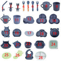 Articles et produits pour bébés en silicone personnalisés, bavoirs, biberons, assiettes pour enfants