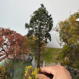 हो n O1:64 स्केल मॉडल ट्री, अल्ट्रा-यथार्थवादी मॉडल ट्री और प्लांट, दृश्य मॉडल लघु ट्री ट्रेन ट्रैक मॉडल सहायक उपकरण - Product Image 3