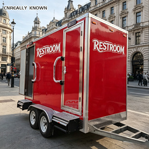 Durable Luxury Mobile Restroom Fully Equipped DOT VIN Portable Event Toilet <b>Trailer</b> - Product Image 1