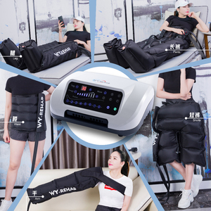 Uso Doméstico 8 Câmara Ar Compressão Massagem Jaqueta e Calças Dispositivo Terapêutica de Compressão Linfedema Pneumático Sequencial