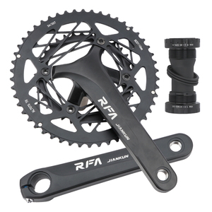 <span class=keywords><strong>Pédalier</strong></span> pliable JIANKUN RFA <span class=keywords><strong>34</strong></span>/50t double disque en alliage d'aluminium 22 vitesses 170 mm pour VTT, vélos de route et BMX - Product Image 1