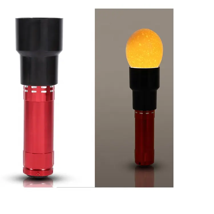 Testeur d'oeufs à lumière LED pour poule fertilisée de table, lampe de testeur d'oeufs professionnelle pour incubation de bougies