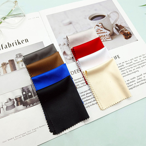 نظارات مايكروفايبر أزرق بيج عالية الجودة ، أقمشة للمسح ، شعار مطبوع ، عدسة شاشة ، نظارات عين بصرية - Product Image 3