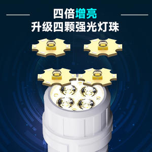 Mini linterna portátil recargable, luz Led blanca, batería de 400Mh, linterna de emergencia compacta para uso en exteriores - Product Image 4