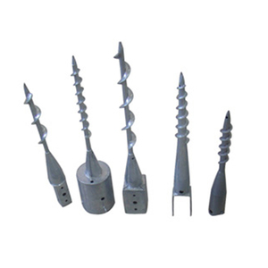 <span class=keywords><strong>Poteau</strong></span> d'<span class=keywords><strong>ancrage</strong></span> hélicoïdal en acier galvanisé avec finition TiCN - Product Image 3