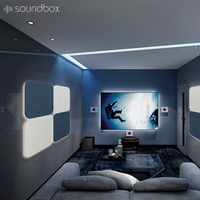 Soundbox déflecteur plafond insonorisation feutre panneau acoustique salle de travail éliminant les échos panneaux sonores